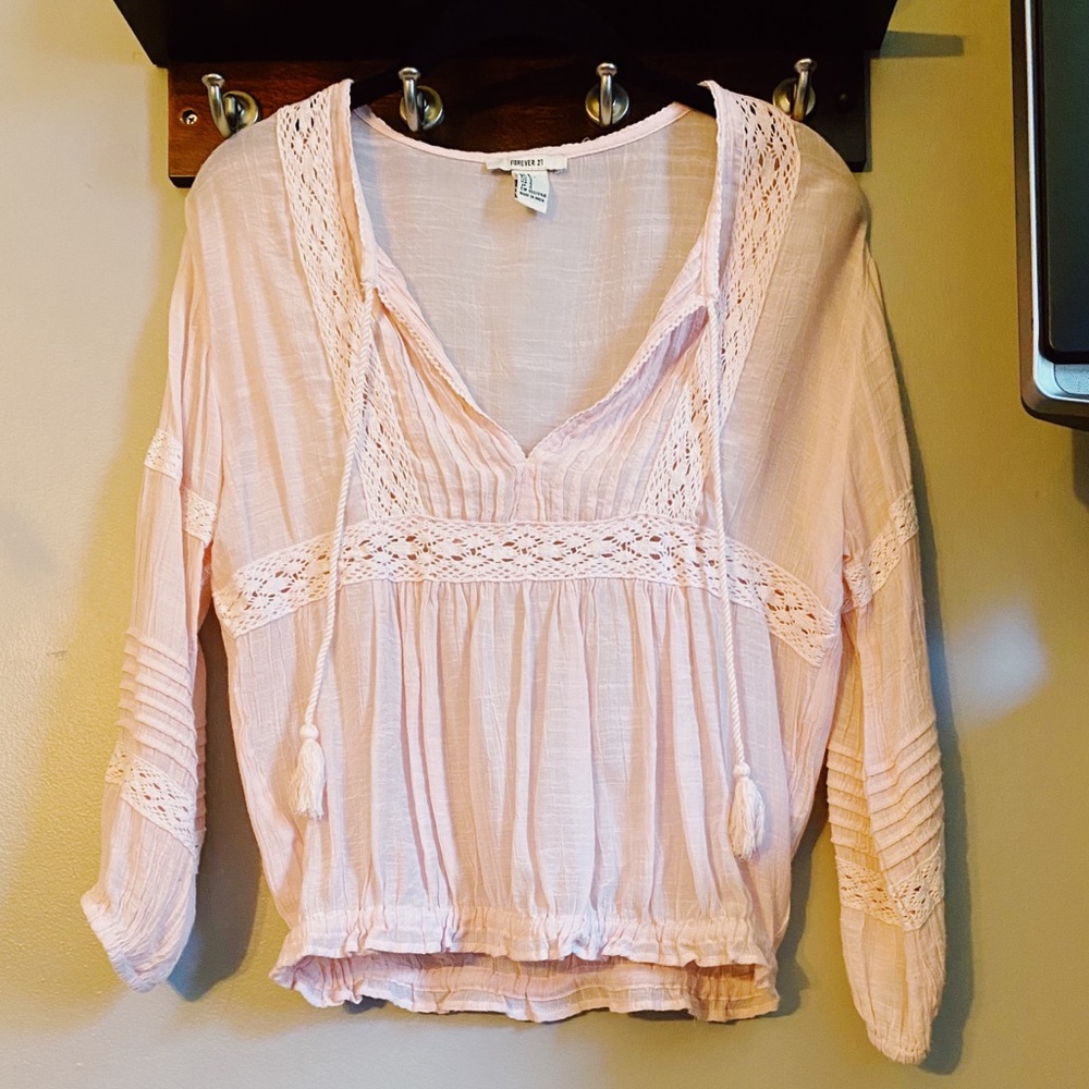 Baby pink long sleeve
